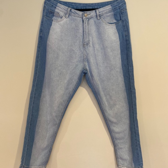 Denim - Multi Colored Bleached Jeans